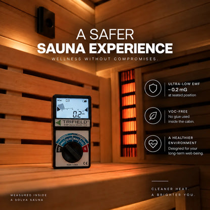 3-Person Infrared Sauna . Room