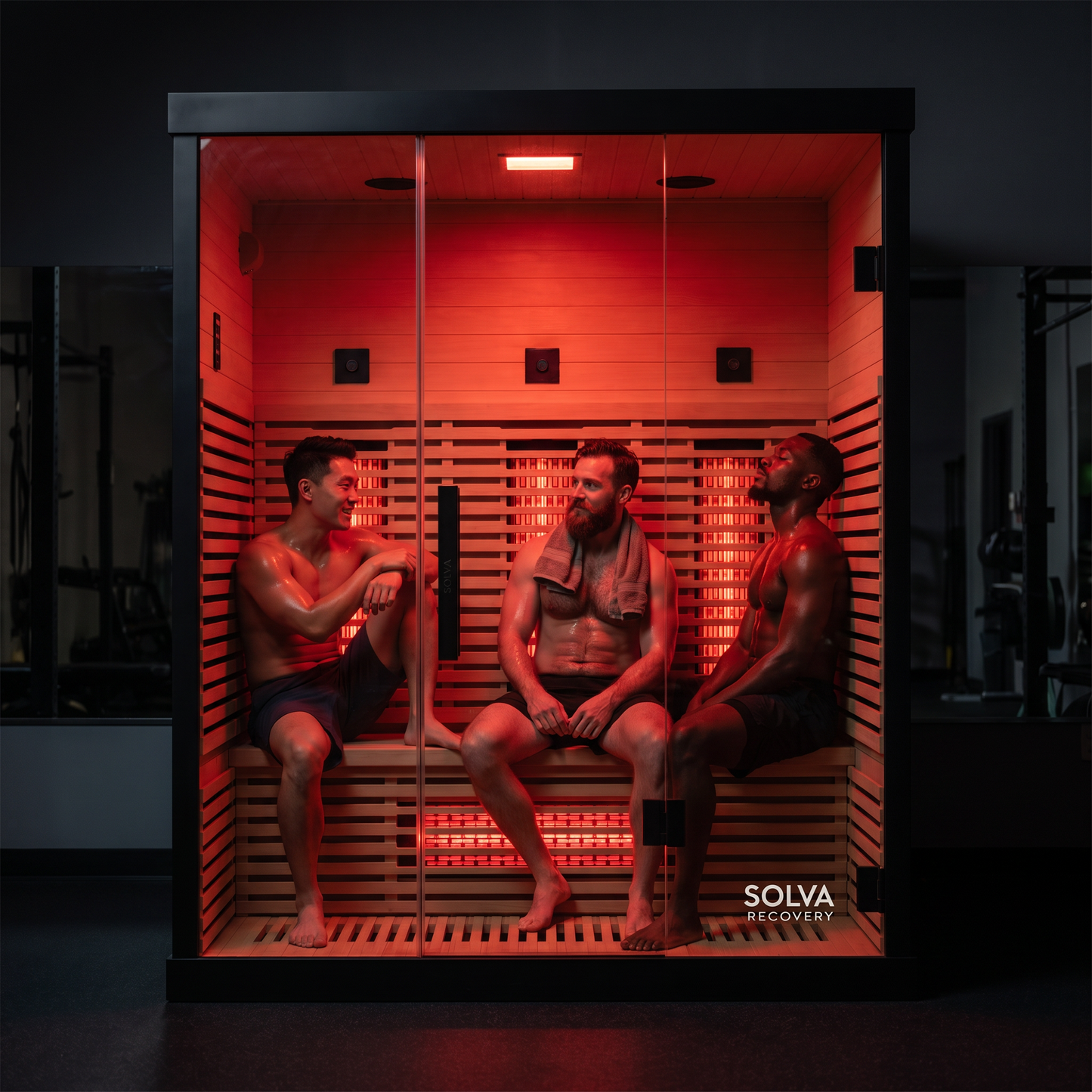 Solva Recovery Full-Spectrum Infrared Sauna 3-Person · Room